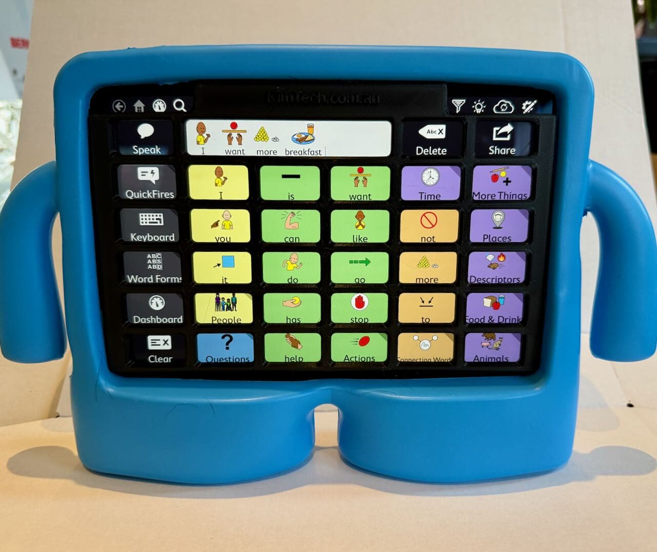 3D Printed Keyguard for iPad mini TD Snap Motor Plan 30